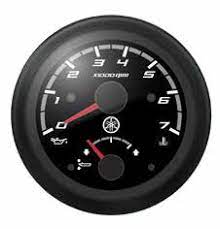 Yamaha - Combination Tachometer-Trim Gauge Black Bezel Black Face - N80-8350T-30-00