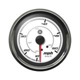 Yamaha - Speedometer 0-50mph Chrome Bezel Sport White Face - N80-8351A-00-00