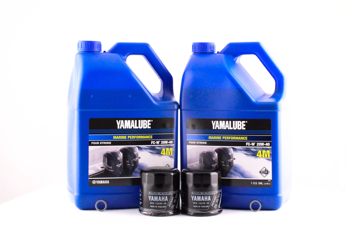 Yamaha F115 20W-40 Twin Engine Oil Change Kit