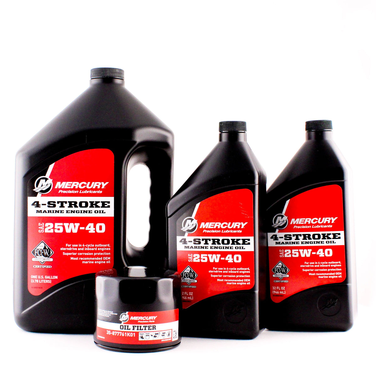 Mercury Outboard Oil Change Kit for 75, 90 & 115 HP EFI Four Stroke