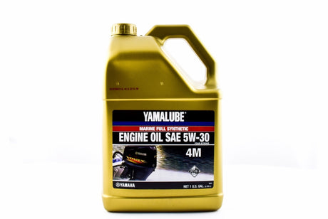 Yamalube 5W30 Full Synthetic 4M FC-W Outboard Marine Engine Oil Gallon - LUB-05W30-FC-04