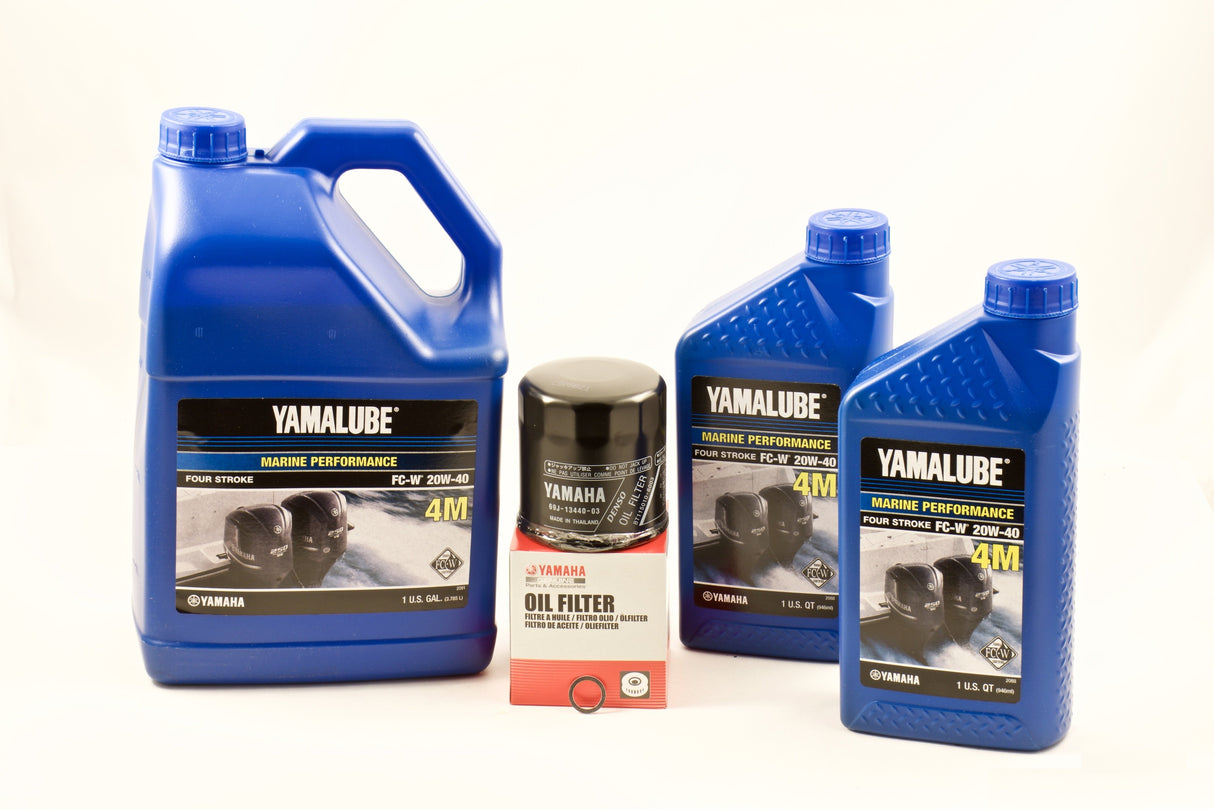 Yamaha F200 F225 & F250 3.3L V6 20W-40 Oil Change Kit