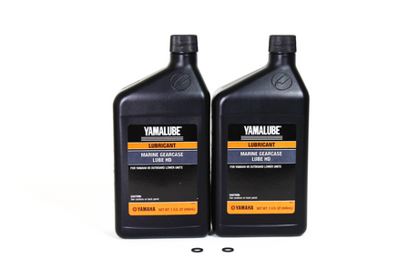 Yamaha Marine HD Gear Lube Oil Quarts & Gaskets Kit Outboard ACC-GLUBE-HD-QT 90430-08003-00 (Supersedes 90430-08020-00)