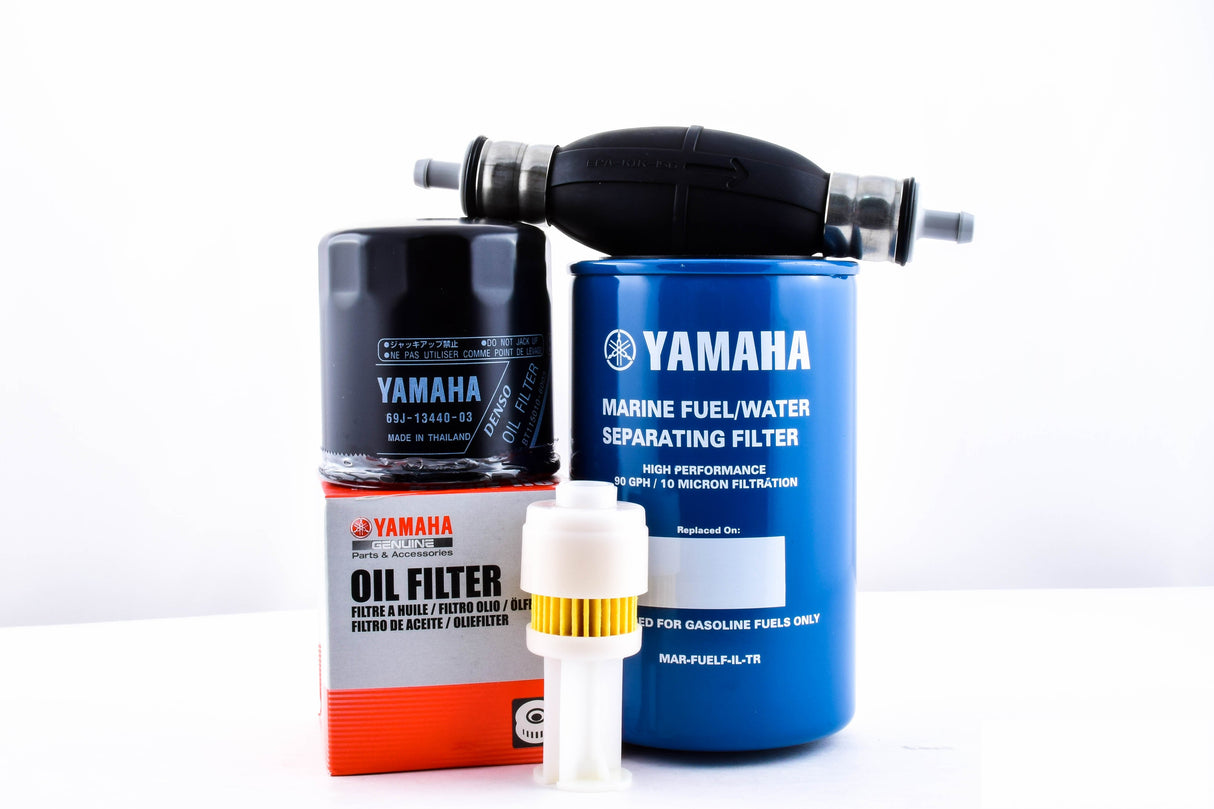 Yamaha F150 2004 & 2005 Filter Kit with Primer Bulb Oil Fuel