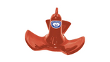 Greenfield Products - Tri-Fluke River Anchor PVC Coated - 14 lb. - Red - 514RD