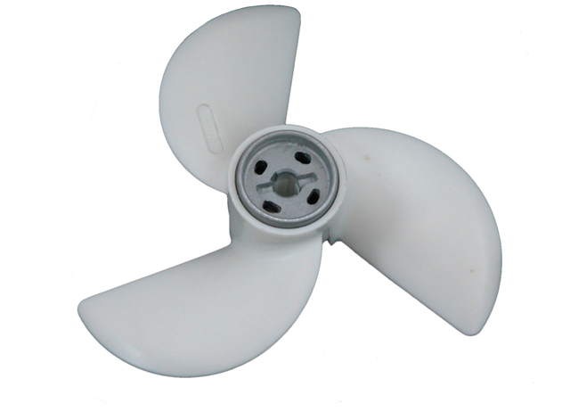 Yamaha Plastic Propeller - 3 Blade - 7.25 Diameter - 4 Pitch - RH Rotation - 6A1-45943-00-00