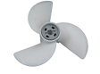 Yamaha - Plastic Propeller - 3 Blade - 11-3/4" x 12-1/4 Pitch - RH Rotation - 6G8-45945-00-00