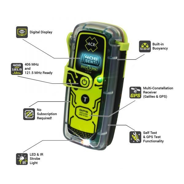 ACR - ResQLink View 425 Personal Locator Beacon with Digital Display - 2922