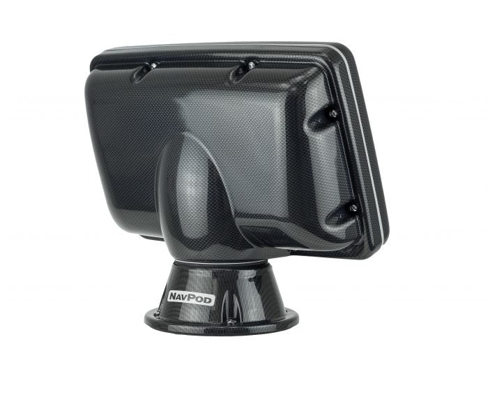 NavPod - PowerPod Pre-Cut f/Humminbird SOLIX 12 - Carbon Black - PP5200-02-C