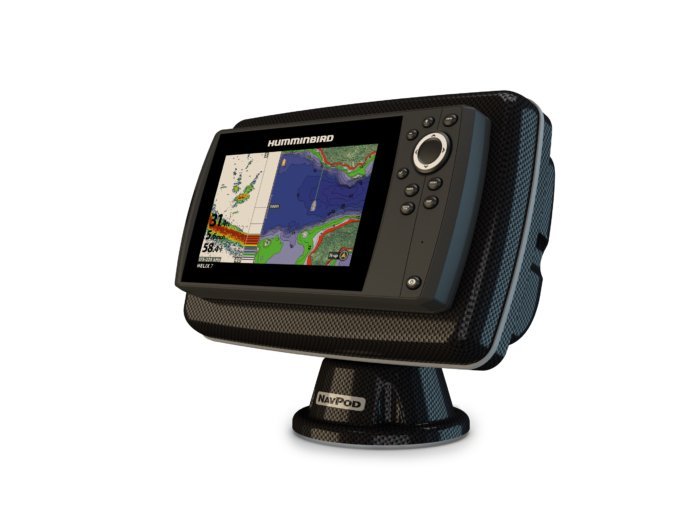 NavPod - PP4500-05 PowerPod Pre-Cut for Humminbird HELIX 7 - Carbon Black - PP4500-05-C