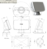 NavPod - PowerPod Pre-Cut f/Two Instruments Two 3.6" Holes - PP4502