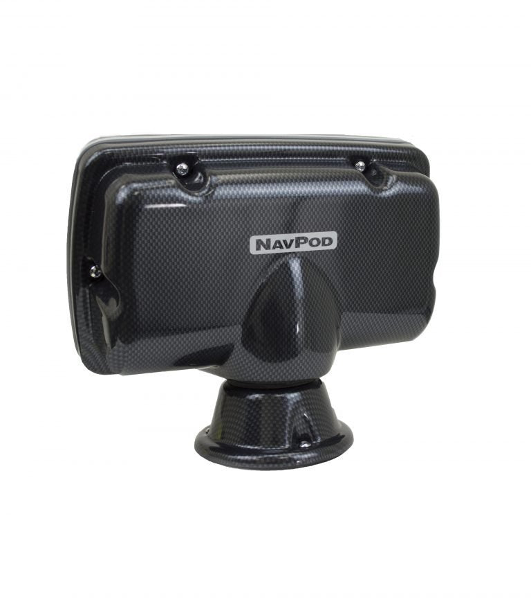 NavPod - PP4600-06 PowerPod Pre-Cut f/Simrad NSS9 evo3 / BG Zeus3 9 - Carbon Black - PP4600-06-C