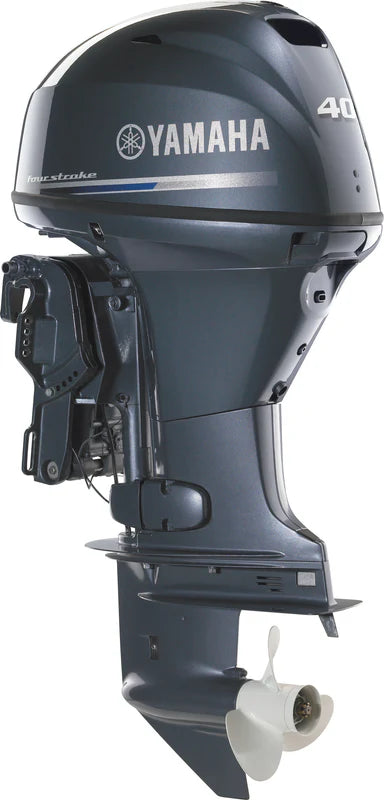 Yamaha F40LEHA Outboard  - 20-Inch Shaft | Tiller Handle | Electric Start | Manual Tilt | Gray