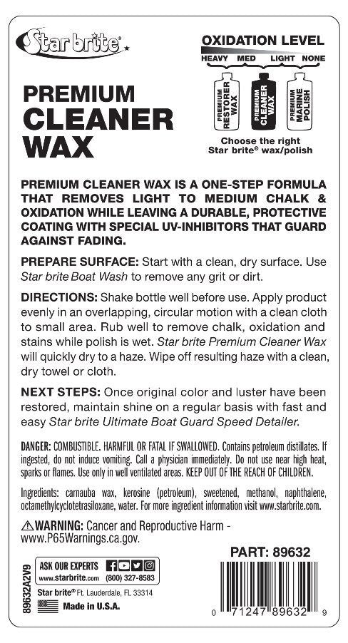 Starbrite - Premium Cleaner Wax - 32 oz. - 89632