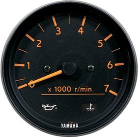 Yamaha - Pro Series Tachometer for Four-Stroke Engines, part of the PartsVu Yamaha outboard gauges & gauge kit collection