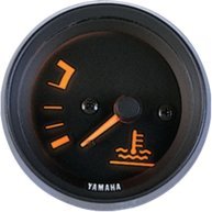 Yamaha - Pro Series Water Temperature Meter, part of the PartsVu Yamaha outboard gauges & gauge kit collection