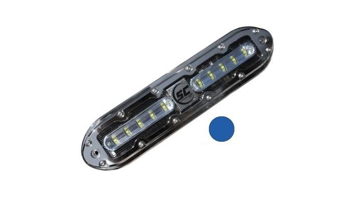 Shadow-Caster SCM-10 LED Underwater Light w/20' Cable - 316 SS Housing - Ultra Blue - SCM-10-UB-20