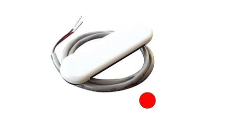 Shadow-Caster Courtesy Light w/2' Lead Wire - White ABS Cover - Cool Red - 4-Pack - SCM-CL-CR-4PACK