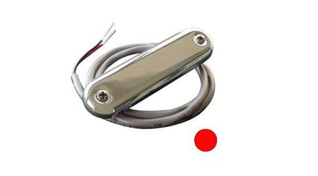 Shadow-Caster Courtesy Light w/2' Lead Wire - 316 SS Cover - Cool Red - 4-Pack - SCM-CL-CR-SS-4PACK