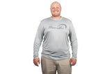 PartsVu - Long Sleeve Performance Shirt - Silver - Medium