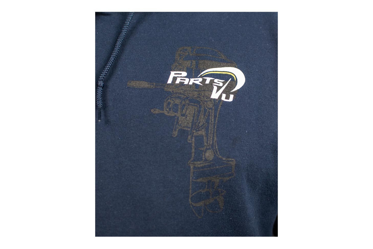 PartsVu - Motor Hoodie - Heavy Blend - Navy - Medium