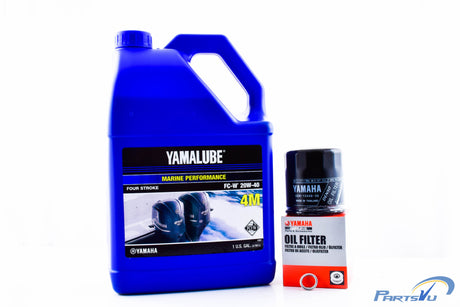 Yamaha F75 F90 F100 20W-40 Oil Change Kit