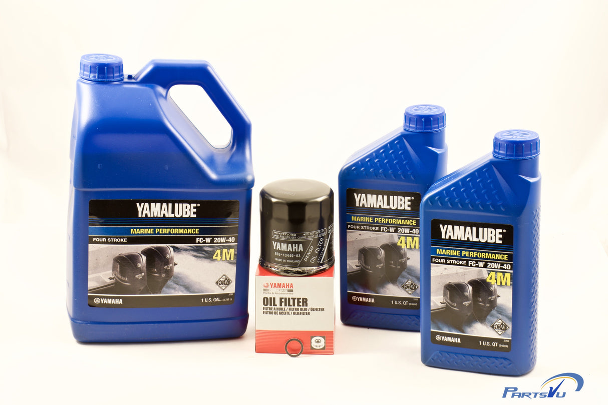 Yamaha F200 F225 & F250 3.3L V6 20W-40 Oil Change Kit