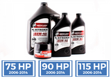 Mercury Marine 75 90 & 115 HP EFI Four Stroke Outboard FC-W 25W-40 Synthetic Blend Oil Change Kit