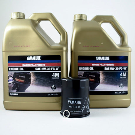 Yamaha VF200 VF225 VF250 SHO 5W-30 Oil Change Kit