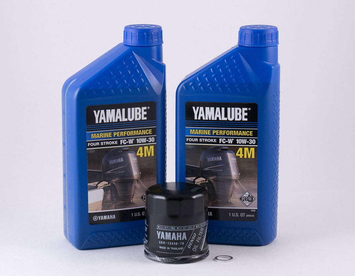 Yamaha F25, T25 10W-30 Oil Change Kit - 2001-2006