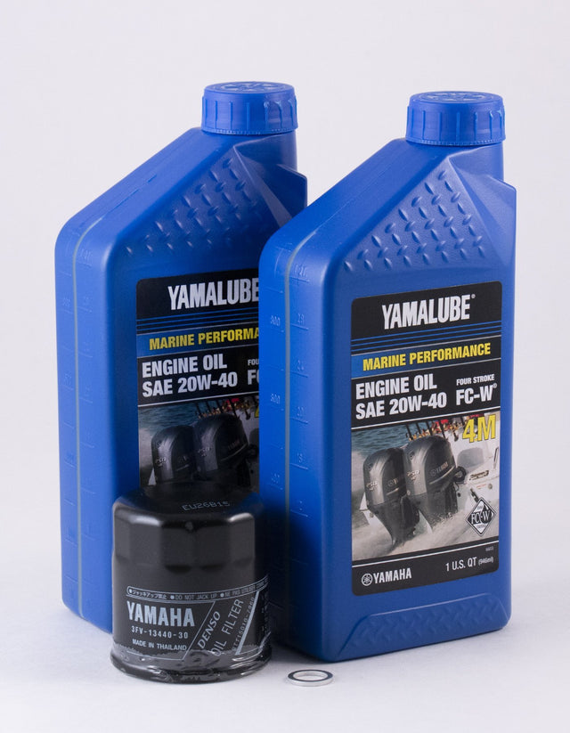 Yamaha F25 20W-40 Oil Change Kit - 1998-1999