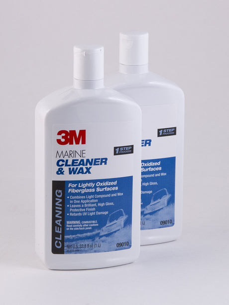3M - Marine Cleaner and Wax - f/ Fiberglass - 32 oz. - 2-Pack - 09010