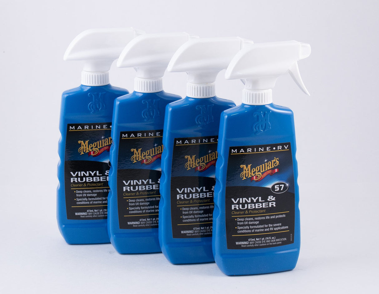 Meguiar's #57 Vinyl and Rubber Clearner/Conditioner - 16oz - M5716 - 4-Pack