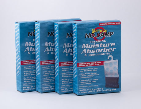 Starbrite - No Damp Hanging Moisture Absorber & Dehumidifier - 14 oz. - 4-Pack - 85470