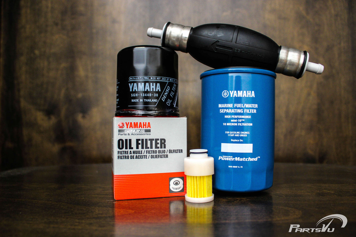 Yamaha 2004-2005 F115 Oil Filter Fuel/Water Separating Filter w/ Primer Bulb Kit MAR-M10EL-00-00