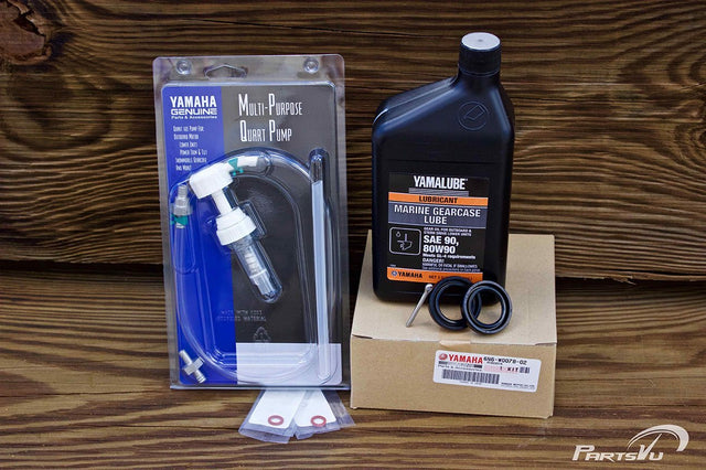 Yamaha 2000-2001 F115 Lower Unit Water Pump Repair Gear Oil Kit w/ Multipurpose Pump 6N6-W0078-02-00