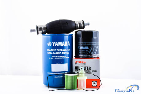 Yamaha F150 2006 & Newer Filter Kit with Primer Bulb Oil Fuel VST