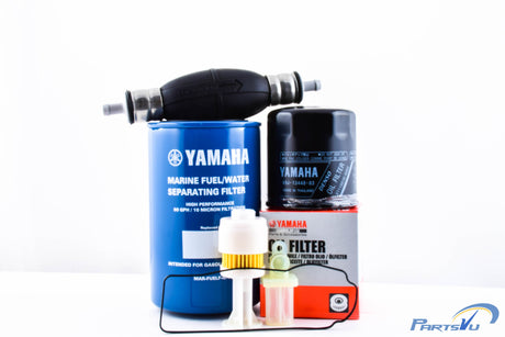 Yamaha F150 2004 & 2005 Filter Kit with Primer Bulb Oil Fuel VST