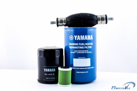Yamaha F225 F250 F300 4.2L V6 Oil Fuel Filter Kit w/ Primer Bulb