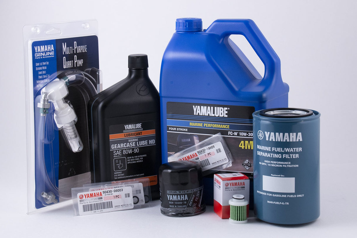 Yamaha VF115 SHO 20 Hour Service Maintenance Kit with HD Gear Lube - Yamalube 10W-30