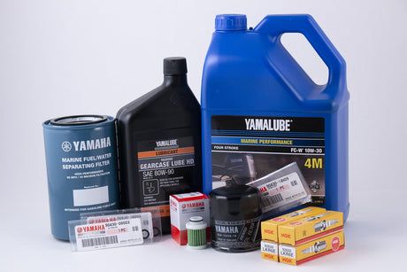 Yamaha VF115 SHO 100 Hour Service Maintenance Kit with HD Gear Lube - Yamalube 10W-30