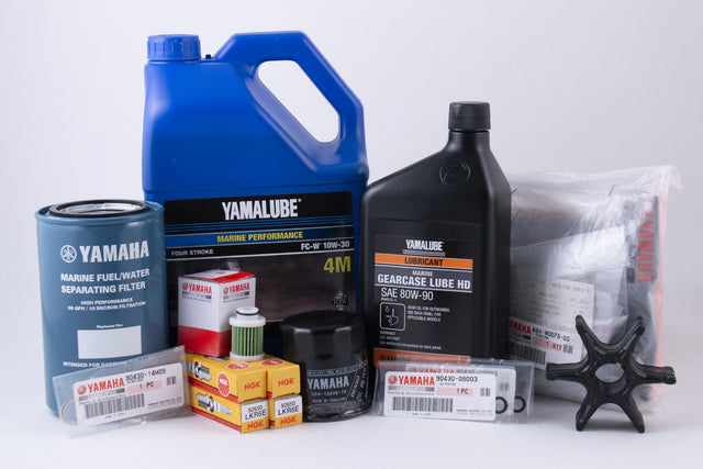 Yamaha VF115 SHO 100 Hour Service Maintenance Kit with Cooling & HD Gear Lube - Yamalube 10W-30