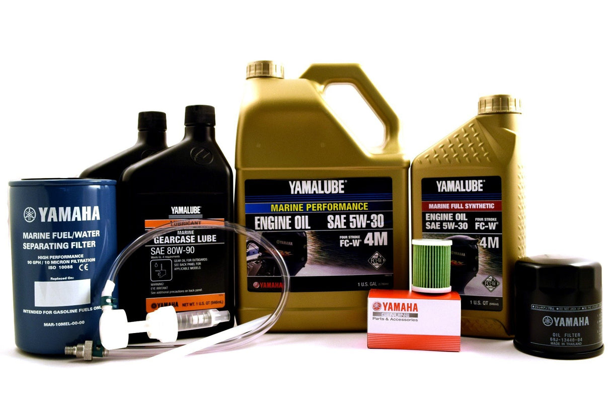 Yamaha VF150 VF175 SHO 20 Hour Service Maintenance Kit - Yamalube 5W-30
