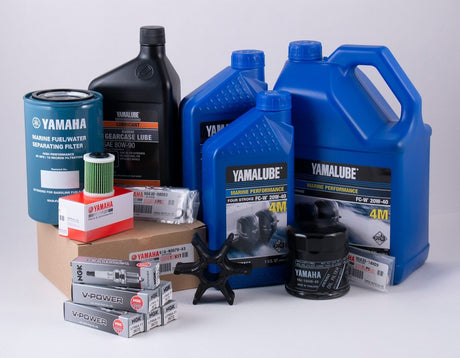 Yamaha F200 & F225 TUR/TXR 3.3L V6 100 Hour Service Maintenance Kit with Cooling - Yamalube 20W-40 - 2006-2010