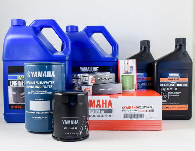 Oil Change Kit For Yamaha VF200 & VF250 SHO – 5W30 Synthetic, Aftermarket