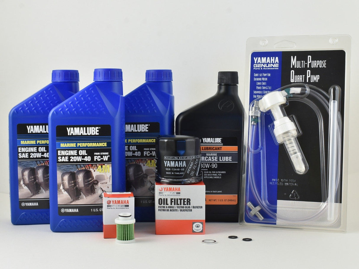 Yamaha F60 20 Hour Service Maintenance Kit - Yamalube 20W-40 - 2006-Current