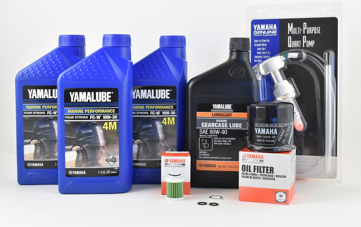 Yamaha T60 20 Hour Service Maintenance Kit - Yamalube 10W-30 - 2006-Current