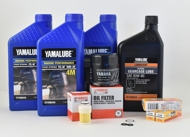 Yamaha T60 100 Hour Service Maintenance Kit - Yamalube 10W-30 - 2005