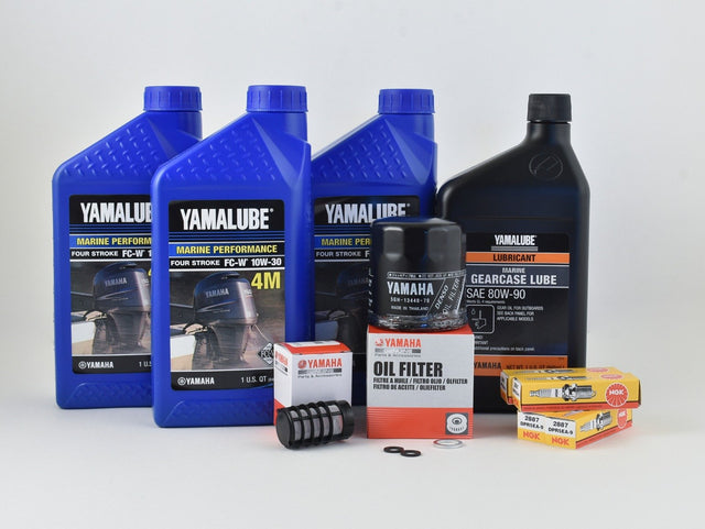 Yamaha T60 100 Hour Service Maintenance Kit - Yamalube 10W-30 - 2003-2004