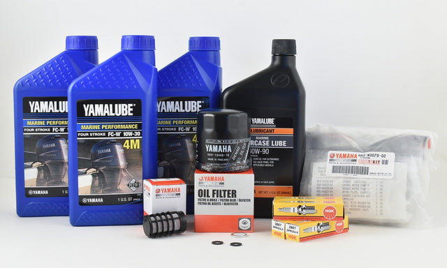 Yamaha T60 100 Hour Service Maintenance Kit with Cooling - Yamalube 10W-30 - 2003-2004